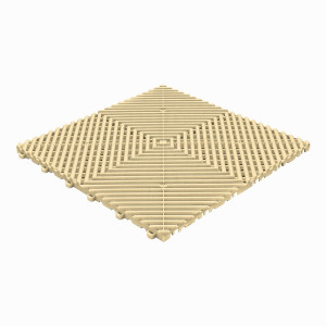 Beursstand vloer ronde ribben, voor indoor & outdoor, beige